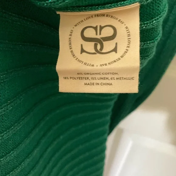 Spell Mercury Knit Maxi Dress, Emerald, Size Medium - Picture 11 of 15